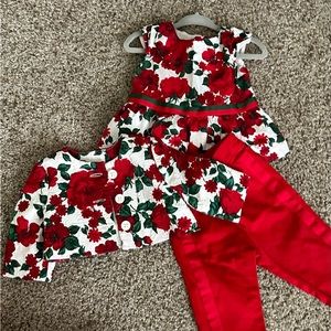 Janie & Jack 3 piece set - 12-18 months
